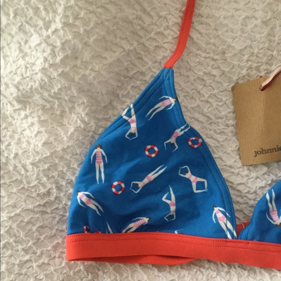 HP! 🏊‍♀️ NWT VTG Mini Boden Johnnie B Retro Bikini Top 👙 - Picture 4 of 13